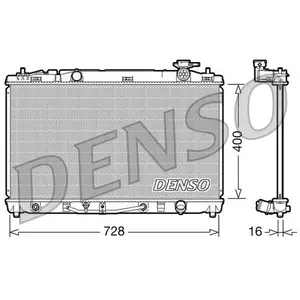 Radiateur, refroidissement du moteur DRM50042 Denso DRM50042 pas cher