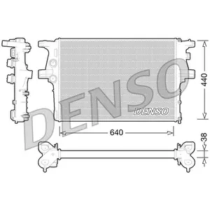 Comparateur de prix : Radiateur, refroidissement du moteur DRM12008 Denso DRM12008