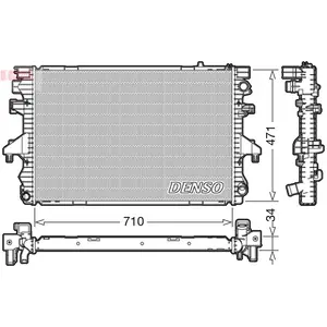 DENSO Radiateur moteur pour VOLKSWAGEN: Transporter (Ref: DRM32040) pas cher