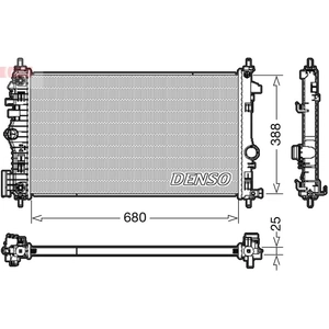 Radiateur, refroidissement du moteur DRM20108 Denso DRM20108 pas cher