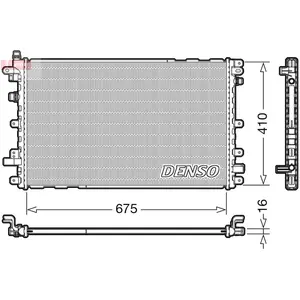 Comparateur de prix : Radiateur, refroidissement du moteur DENSO, par ex. pour Opel