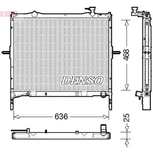 Radiateur, refroidissement du moteur DRM43001 Denso DRM43001 pas cher