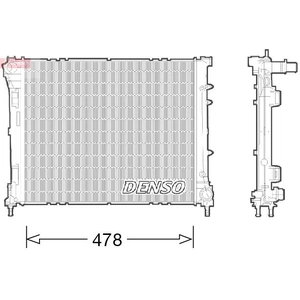 Radiateur, refroidissement du moteur DRM09043 Denso DRM09043 pas cher