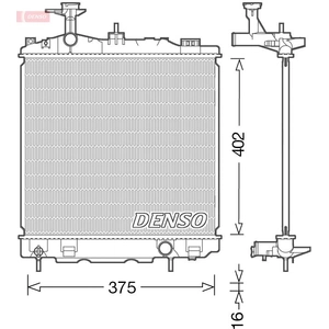 Radiateur, refroidissement du moteur DRM45041 Denso DRM45041 pas cher