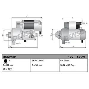 Démarreur DENSO DSN2126 pas cher