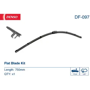 Balai d'essuie-glace DENSO Flat Blades DF-097, 750mm, Avant, 1 Pièce pas cher