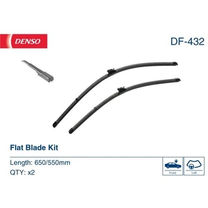 Balai d'essuie-glace DENSO DF-432, 650/550mm, Avant
