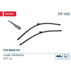 Balai d'essuie-glace DENSO Flat Blades DF-430, 650/600mm, Avant, 2 Pièce pas cher