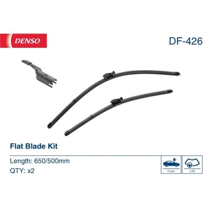 Balai d'essuie-glace DENSO Flat Blades DF-426, 650/500mm, Avant, 2 Pièce pas cher