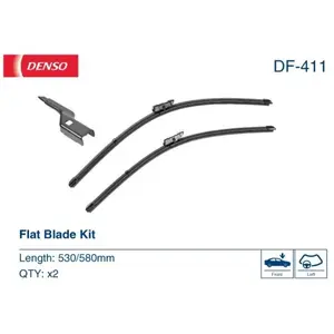 Balai d'essuie-glace DENSO DF-411, 580/530mm, Avant pas cher