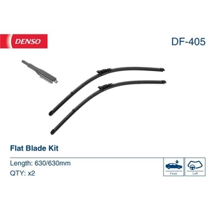 Balai d'essuie-glace DENSO Flat Blades DF-405, 630mm, Avant, 2 Pièce pas cher