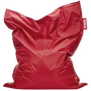 Comparateur de prix : Fatboy - Pouf Original - Rouge - Micro-billes de polystyrène - Designer Jukka Setälä