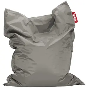 Grand pouf Original argent - Fatboy pas cher