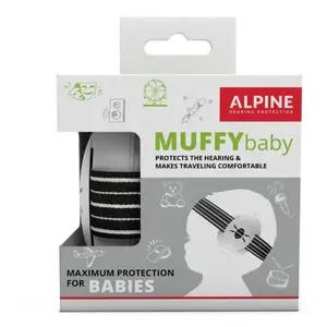 Comparateur de prix : Alpine Muffy Baby Blk - Protections Auditives Pour Bébé - Noires