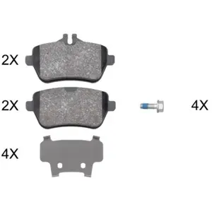 Kit de plaquettes de frein, frein à disque 37946 ABS 37946 pas cher