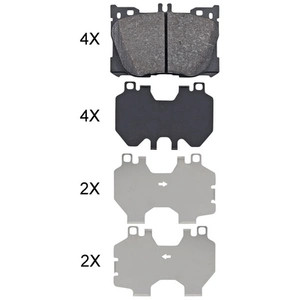 Kit de plaquettes de frein, frein à disque 35155 ABS 35155 pas cher