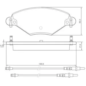 A.B.S. ALL BRAKE SYSTEMS BV. Plaquettes de frein X4 pour CITROËN: C5 (Ref: 37277) pas cher