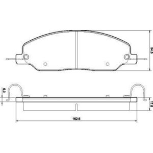Kit de plaquettes de frein, frein à disque 37662 ABS 37662 pas cher
