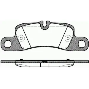 Kit de plaquettes de frein, frein à disque 37725 ABS 37725 pas cher