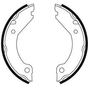 ABS All Brake Systems 8910 Jeu de mâchoires de frein, frein de stationnement pas cher