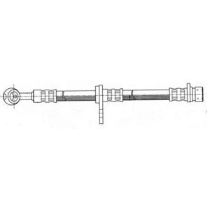 ABS A.B.S. ALL BRAKE SYSTEMS BV. Flexible de frein pour HONDA: Prelude (Ref: SL 5014) pas cher