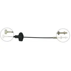 Comparateur de prix : ABS All Brake Systems K17421 Tirette à câble, frein de stationnement