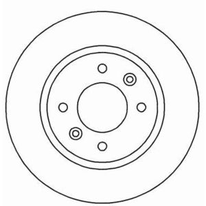 A.B.S. ALL BRAKE SYSTEMS BV. Disques de frein pour RENAULT: Alpine, R18, Fuego, R25, Espace (Ref: 15114) pas cher