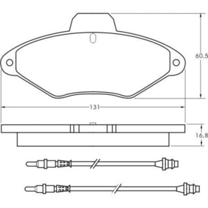 Kit de plaquettes de frein, frein à disque 36836 ABS 36836 pas cher