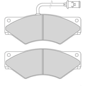 Kit de plaquettes de frein, frein à disque 36931 ABS 36931 pas cher