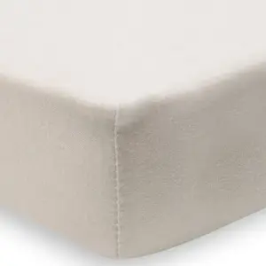 Jollein Drap housse en jersey Sand (60 x 120 cm) pas cher