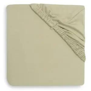 Jollein Drap housse en jersey Soft Matcha (60 x 120 cm) pas cher