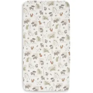 Jollein Drap housse en jersey Barn Buddies (60 x 120 cm) pas cher