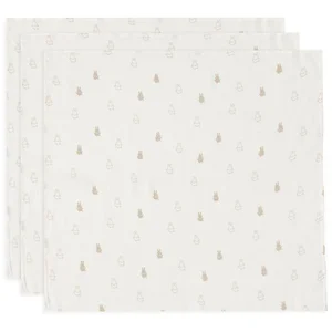 Comparateur de prix : Lot de 3 Langes gaze de coton small Miffy BEIGE Jollein