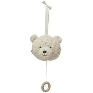 Comparateur de prix : Jollein Peluche musicale Teddy Bear Naturel