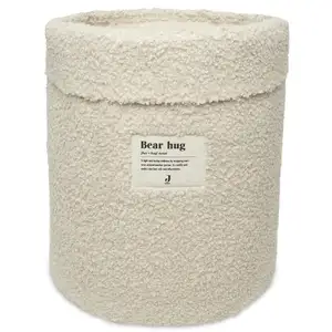 Comparateur de prix : Jollein Panier de rangement, diamètre : 18 cm, avec plateau naturel boucle