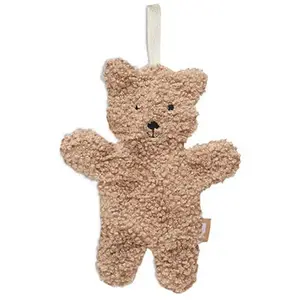 Comparateur de prix : Attache sucette - JOLLEIN - Teddy Bear Biscuit - Marron - Porte tétine bébé