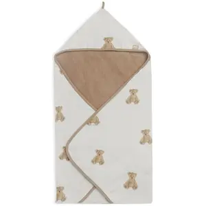 Comparateur de prix : Jollein Cape de bain ours Teddy Bear (75 x 75 cm)