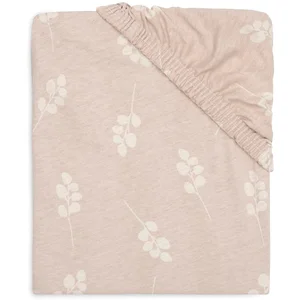 Comparateur de prix : Drap-housse Jersey Twig Rose Sauvage - 60 x 120 cm - Jollein - Lit bébé