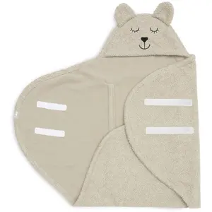 Jollein Couverture nomade Bear Boucle Olive Green (0-3 mois) pas cher