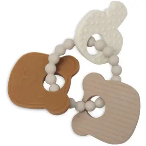 Comparateur de prix : Anneau de dentition en Silicone Teddy Bear - Jollein - Bébé