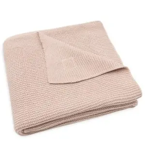 Comparateur de prix : Jollein Couverture en tricot Basic Knit Wild Rose (75 x 100 cm)