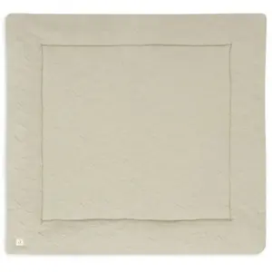 Jollein - Tapis de parc Soft Waves Olive Green 100 x 100 cm - Jollein
