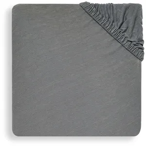 Jollein Drap Housse 60x120 Cm En Jersey Storm Grey - Jollein pas cher