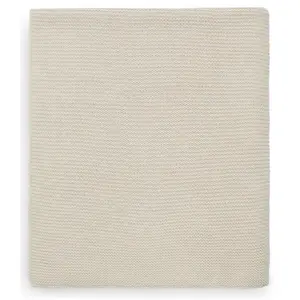 Comparateur de prix : Jollein - Couverture berceau Basic Knit Nougat 75 x 100 cm - Jollein