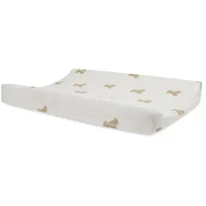Comparateur de prix : Jollein Housse de matelas à langer motif ours en peluche 50 x 70 cm 100% coton