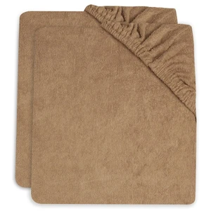 Comparateur de prix : Jollein Lot de 2 housses de matelas à langer en éponge Biscuit (50 x 70 cm)