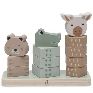 Comparateur de prix : Tour d'empilage en Bois Jungle Jambo MULTICOLORE Jollein