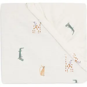 Comparateur de prix : jollein Drap housse pour lit enfant jersey Jungle Jambo 60x120 cm