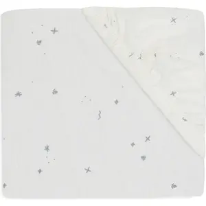 Comparateur de prix : Jollein Drap housse en jersey Twinkling Sea Green (60 x 120 cm)