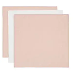 Comparateur de prix : Jollein Lot de 3 langes en coton Twinkling Wild Rose (70 x 70 cm)